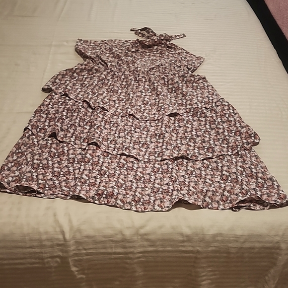 bmkBWO, vestidos de verano con estampado floral para mujer, minivestido de tiras - Picture 4 of 5